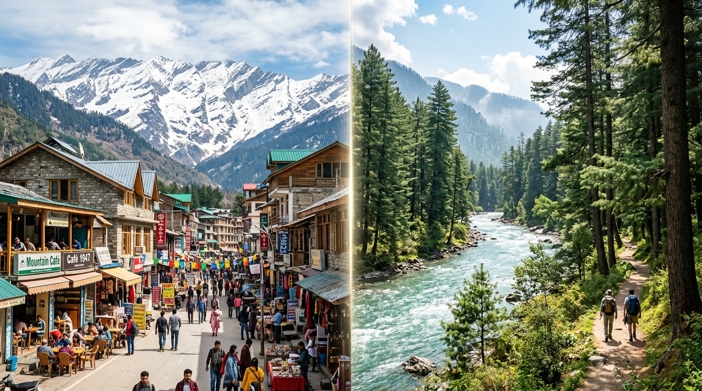 Manali vs Kasol: Better Mountain Trip for First-Timers