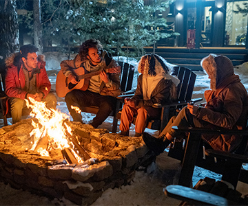 Winter Bonfire Evenings