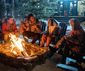 Winter Bonfire Evenings